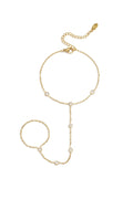 Elegant Rhinestone Hand Chain - All Fit, Daily Wear