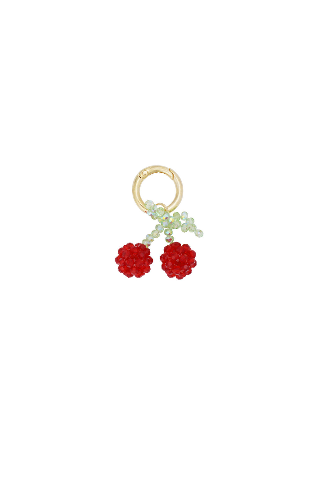 Pendentif breloque cerise