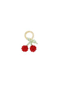 Pendentif breloque cerise