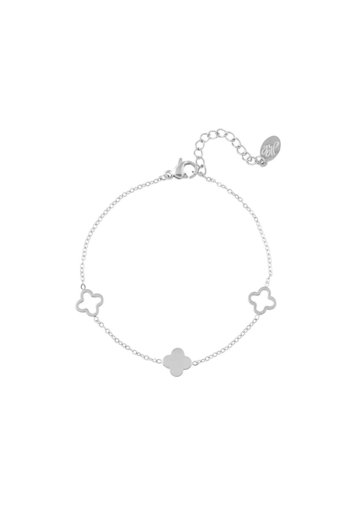 Bracelet trèfles Couleur or Acier inoxydable