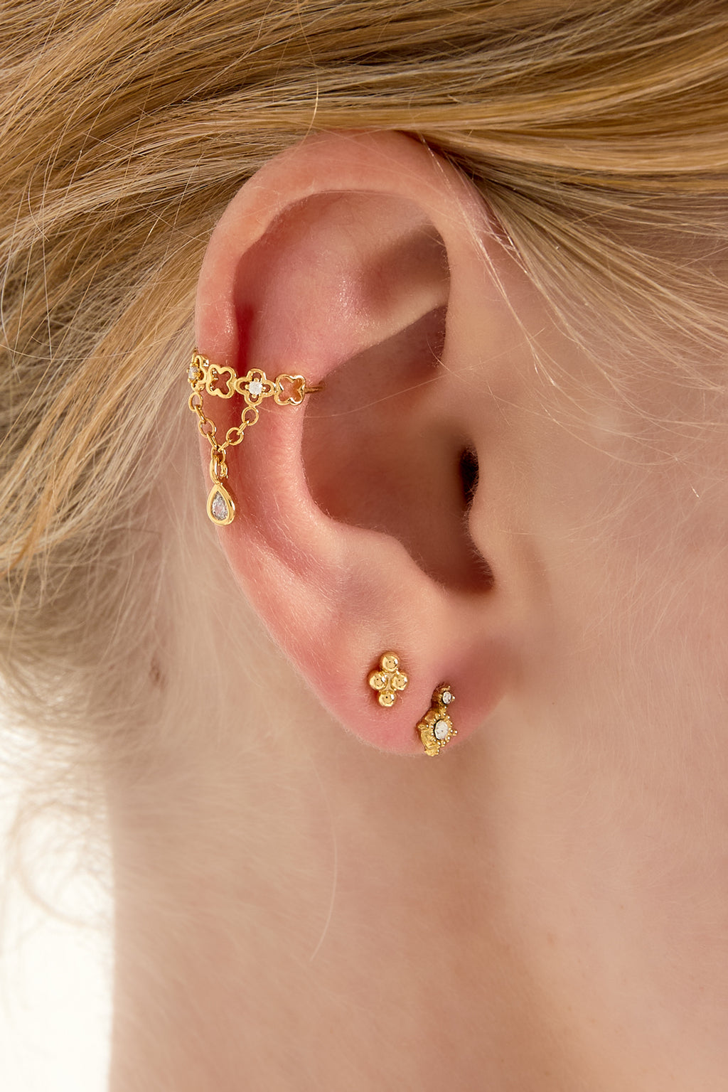 Boucles d'oreilles géométriques en cuivre, style décontracté et quotidien