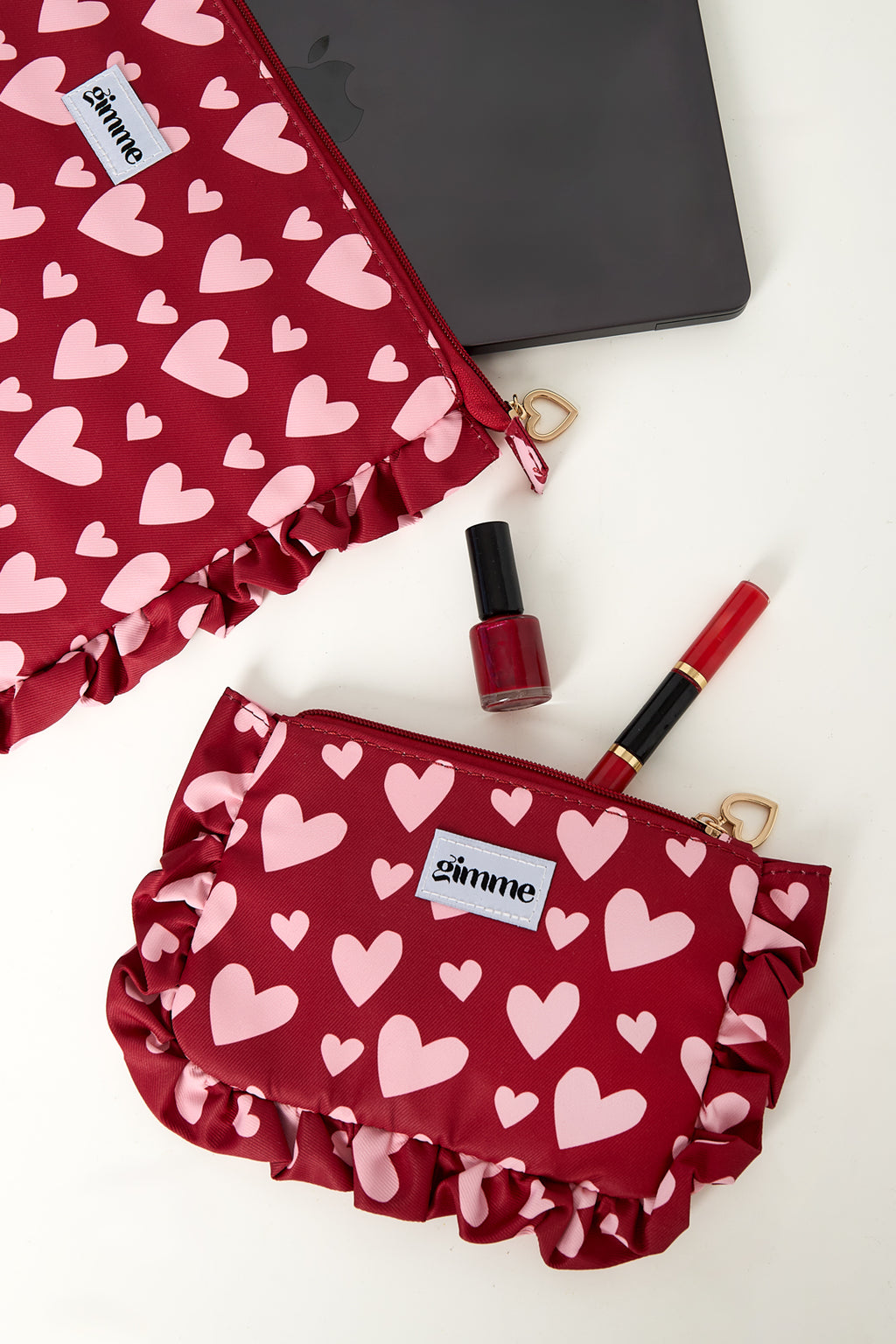 Makeup Bags Heart Casual Polyester Valentine's Day Accessories