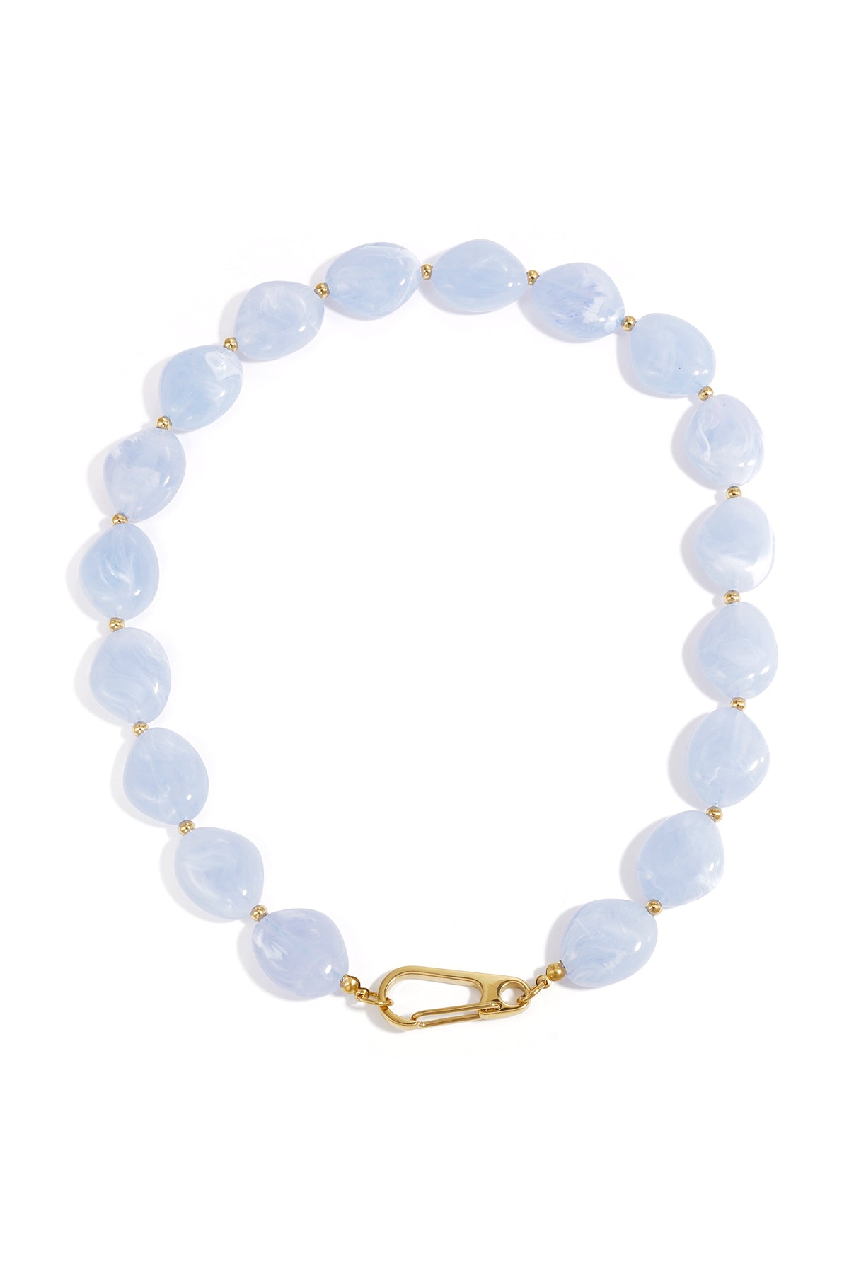 Collier de perles avec fermeture avant