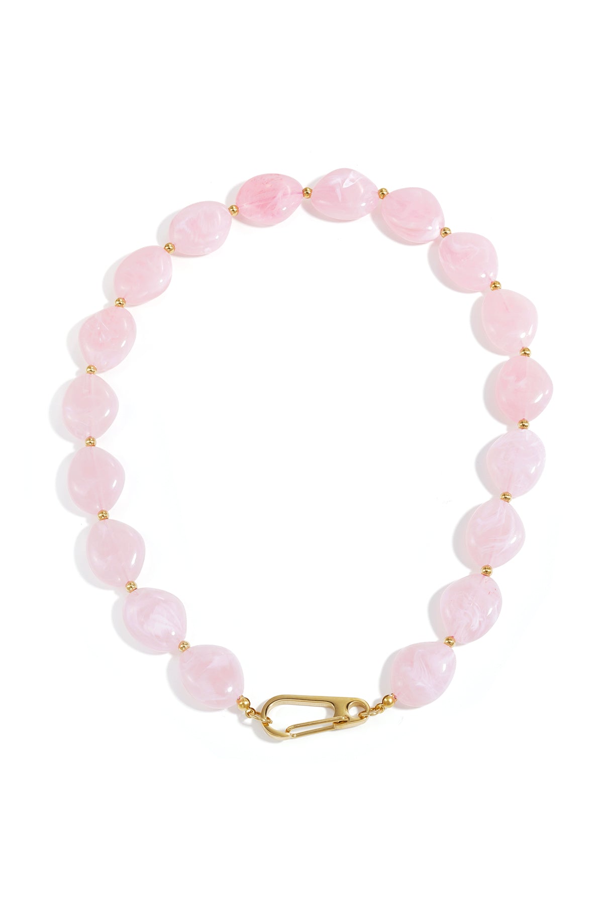 Collier de perles avec fermeture avant