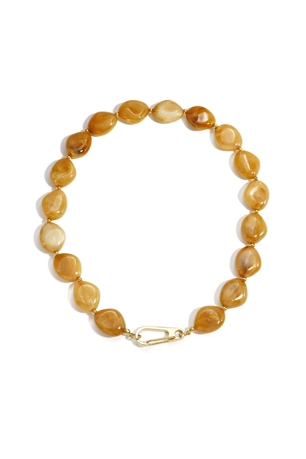 Collier de perles avec fermeture avant