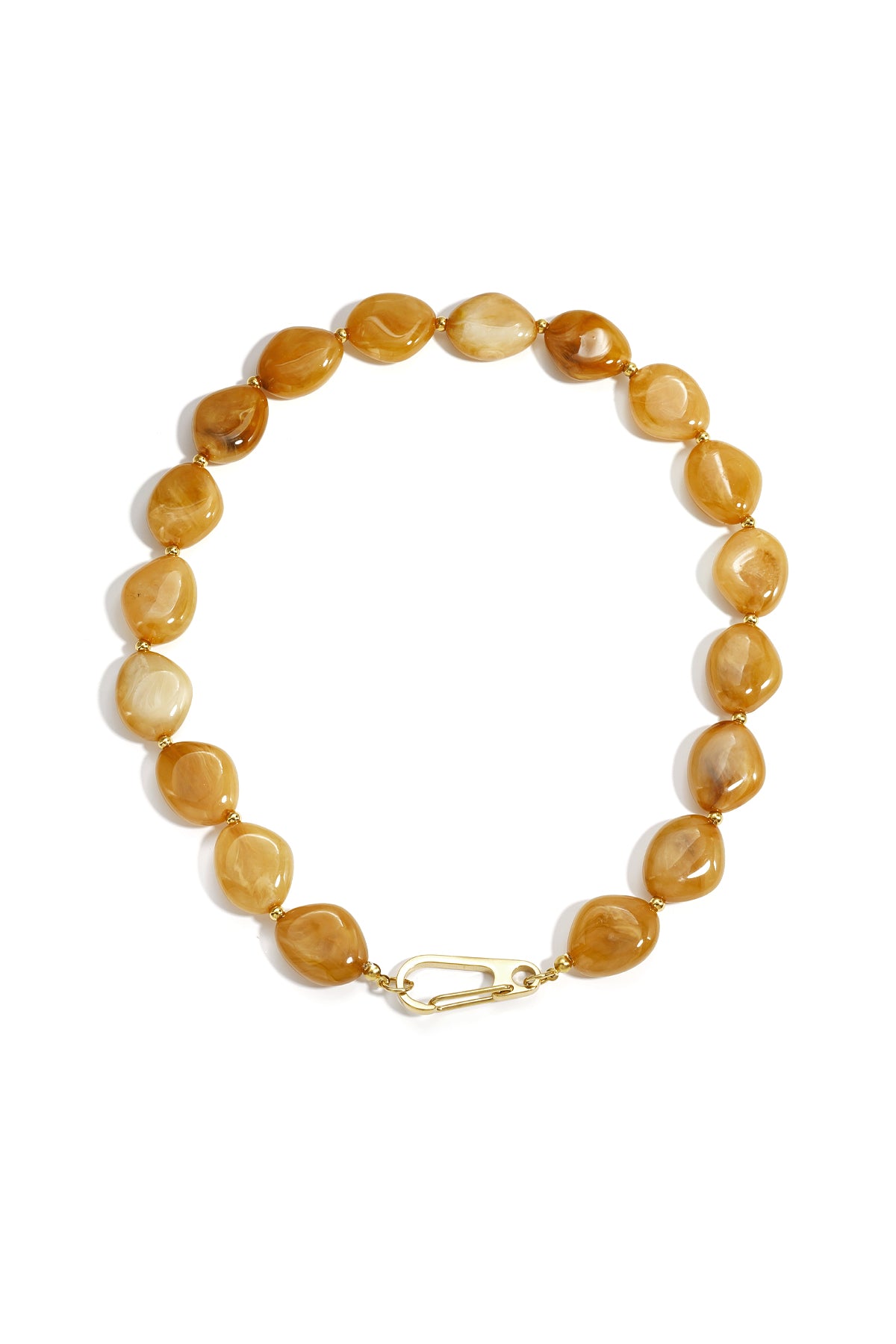 Collier de perles avec fermeture avant