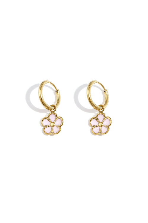 boucles d'oreilles fleurs mignonnes